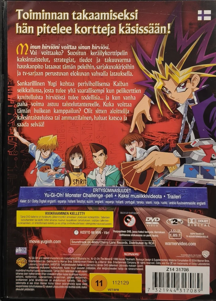 DVD) Yu-Gi-Oh! - Elokuva - The Movie (2004) SUOMIKANNET
