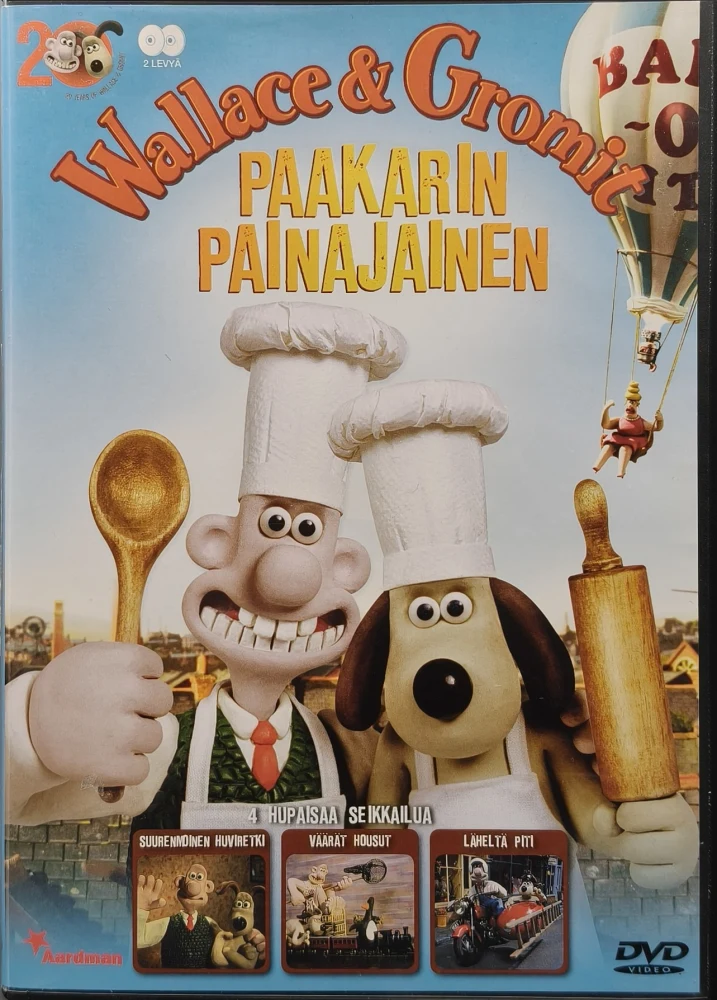 2 DVD) Wallace & Gromit - Paakarin painajainen (2008) SUOMIKANNET