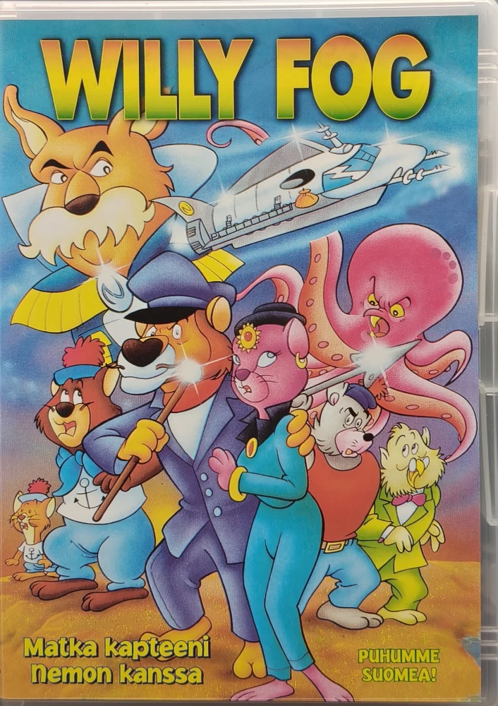 DVD) Willy Fog - Matka kapteeni Nemon kanssa (1995) PUHUMME SUOMEA