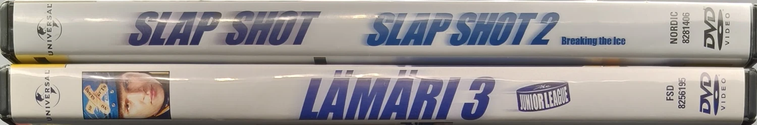 3 DVD) Lämäri - Slap Shot - 1-3 - Trilogia (SUOMITEKSTIT)