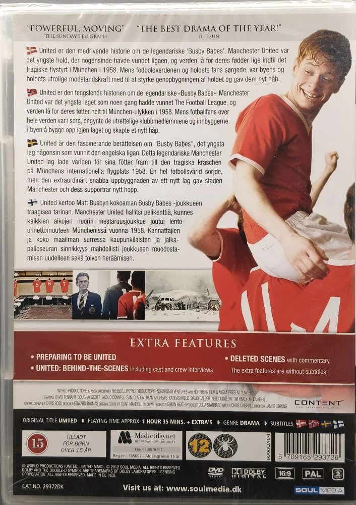 UUSI (DVD) United (2011) SUOMITEKSTIT