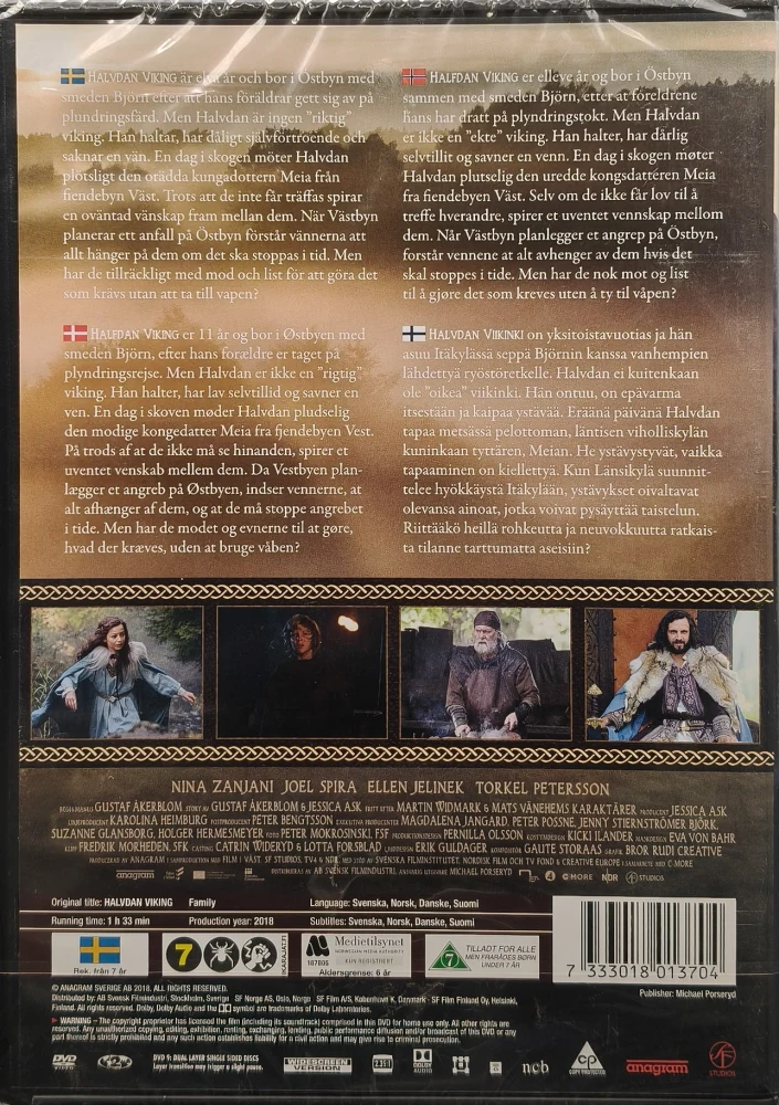 UUSI (DVD) Halvdan Viking - Halvdan Viikinki (2018)