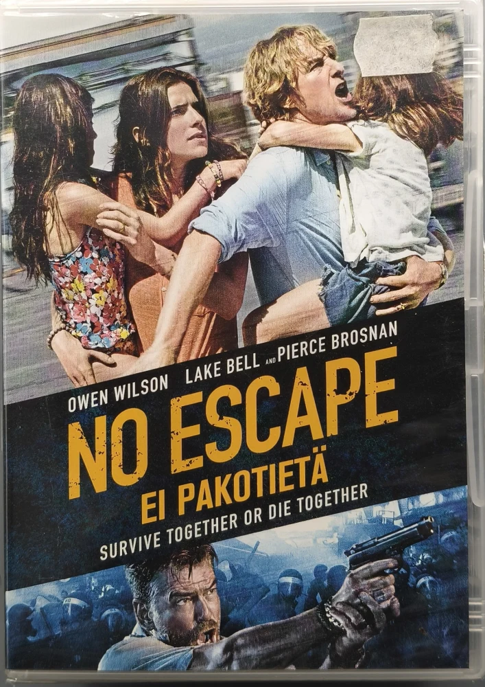 UUSI (DVD) Owen Wilson, Pierce Brosnan: No Escape - Ei Pakotietä (2015)