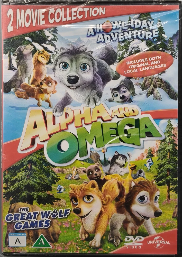 UUSI (DVD) Alpha and Omega: 2 Movie Collection  (2 & 3)
