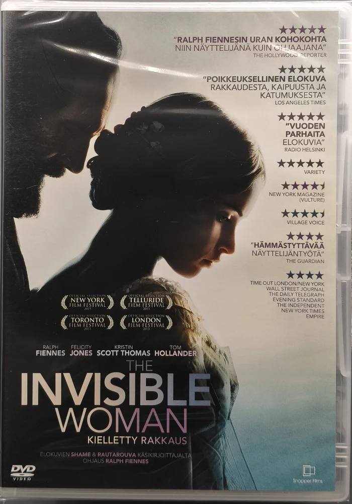 DVD) Ralph Fiennes: INVISIBLE WOMAN – KIELLETTY RAKKAUS (2019)