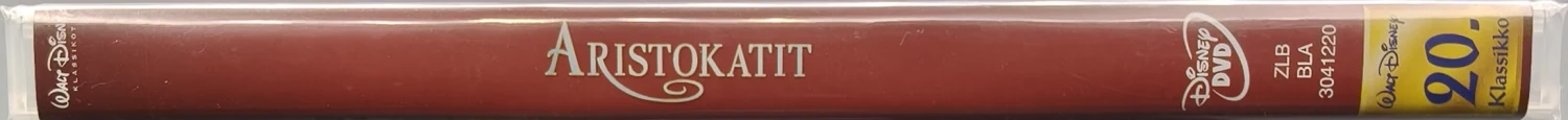 UUSI (DVD) Walt Disney Klassikko 20.  Aristokatit (1970)