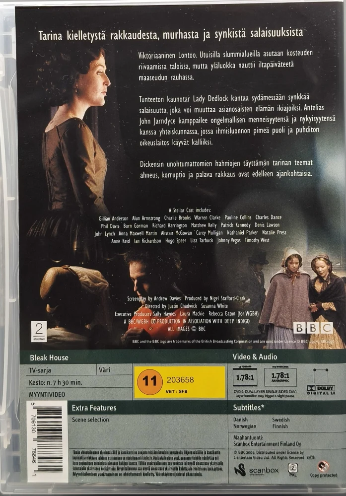 3 DVD) Charles Dickensin Kolea talo (2005) KOKO TV-SARJA (BBC)