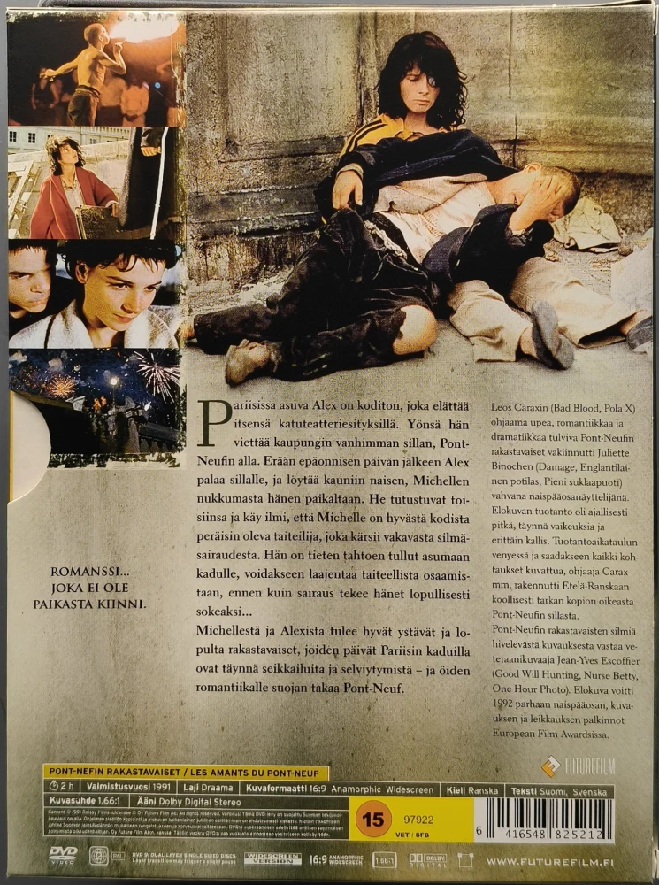 DVD) Juliette Binoche: Pont-Nefin rakastavaiset (1991)