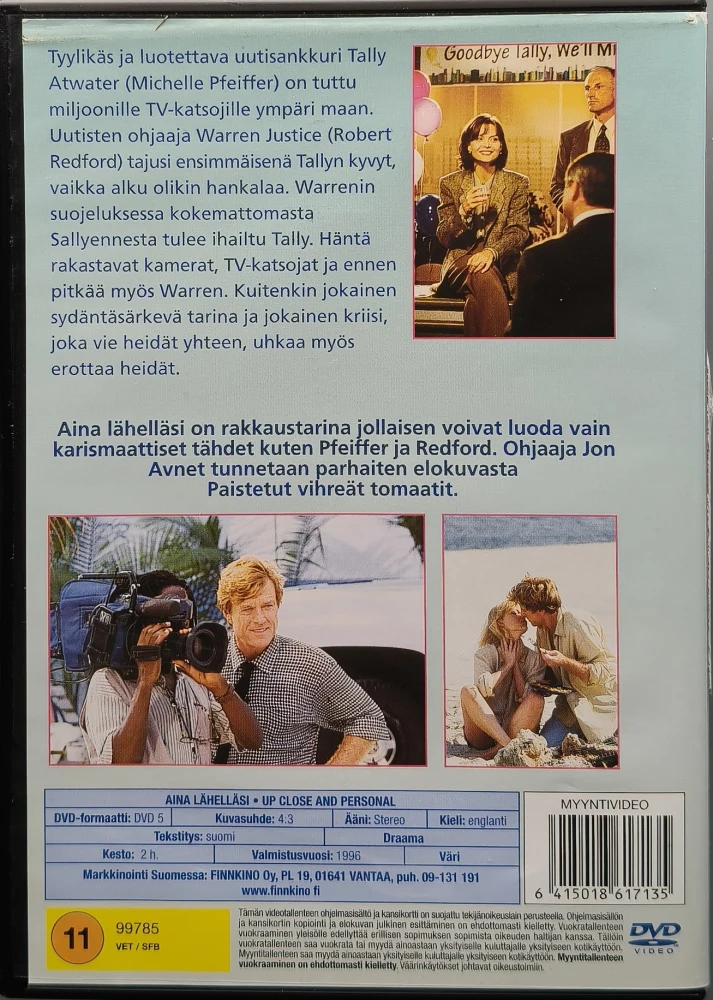 DVD) Robert Redford, Michelle Pfeiffer: Aina Lähelläsi (1996)