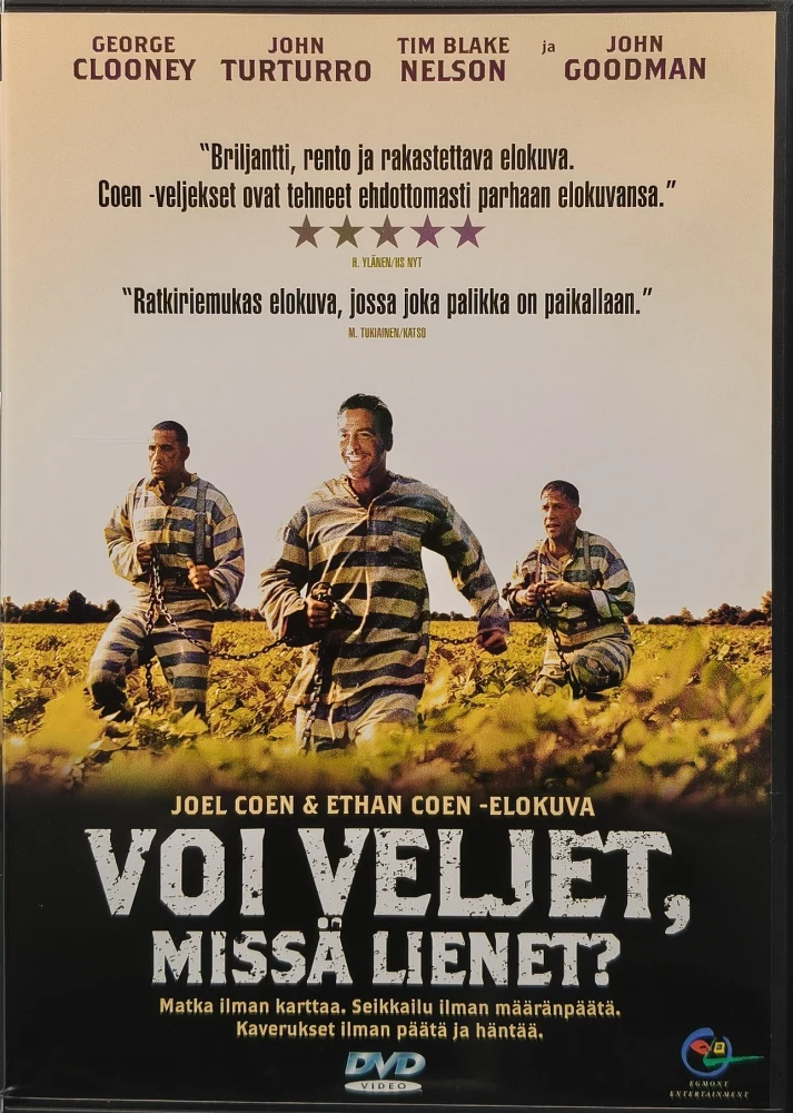 DVD) George Clooney: Voi Veljet, Missä Lienet? (2000) EGMONT