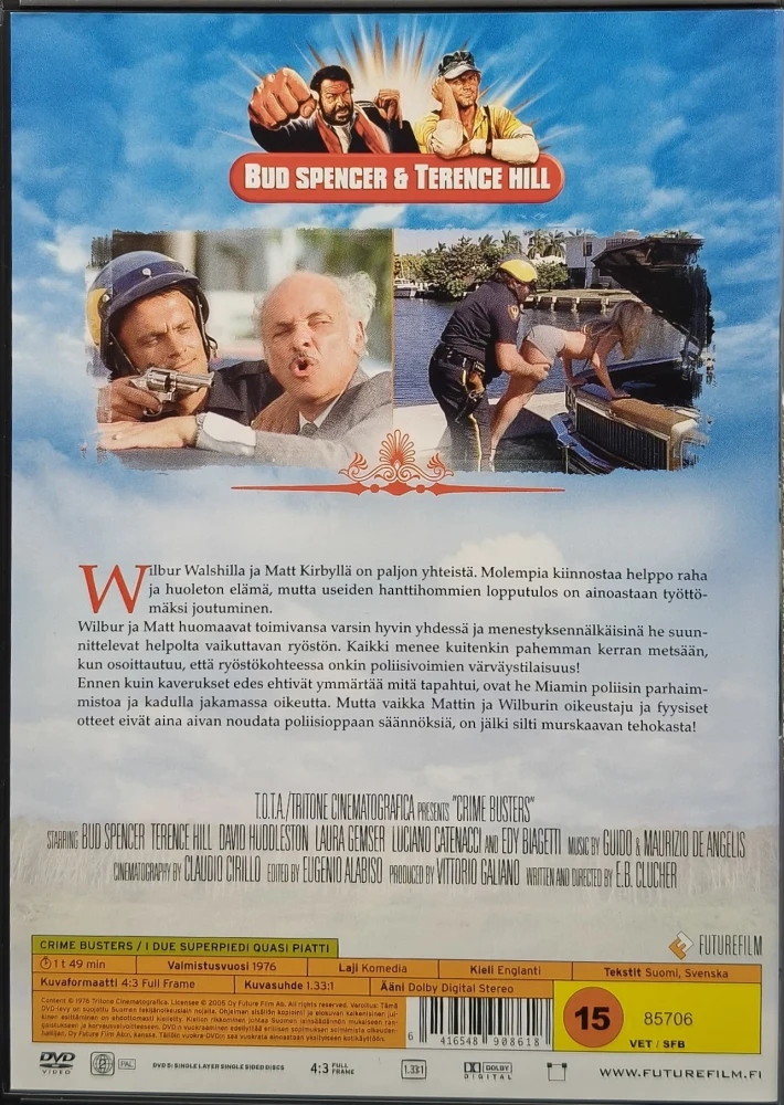 DVD) Terence Hill, Bud Spencer: Turpiin Vaan ja Onnea! (1976)