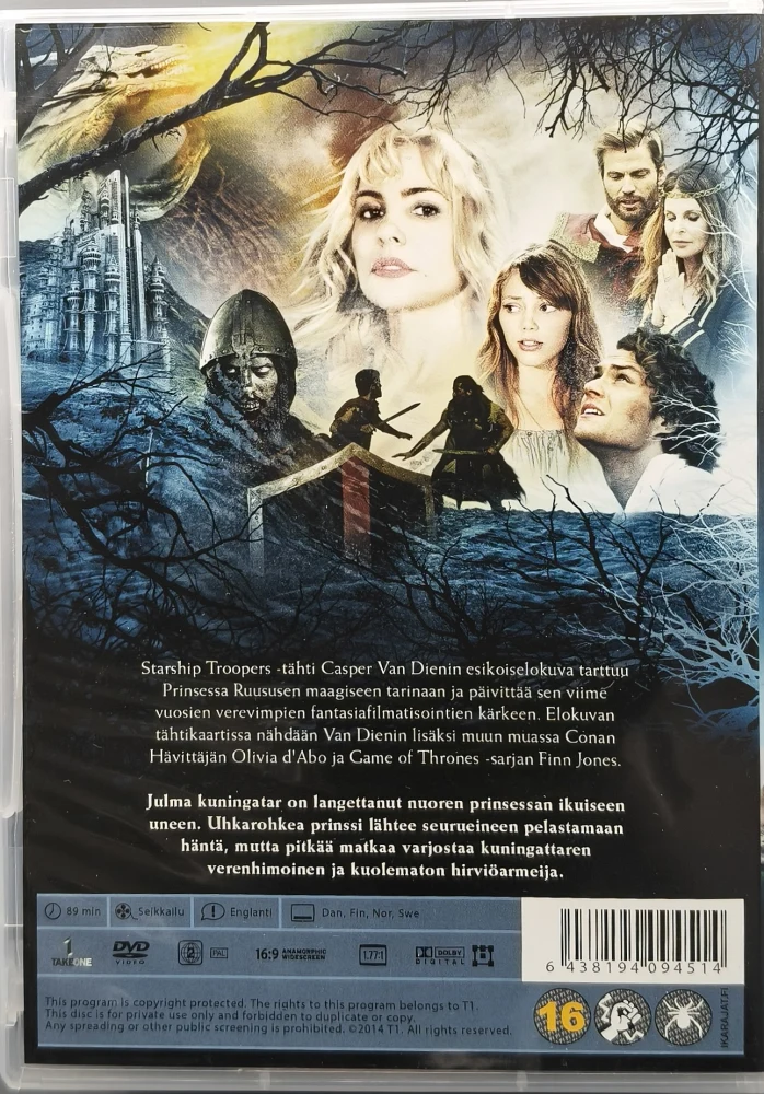 DVD) Sleeping Beauty (2014) Casper Van Dien