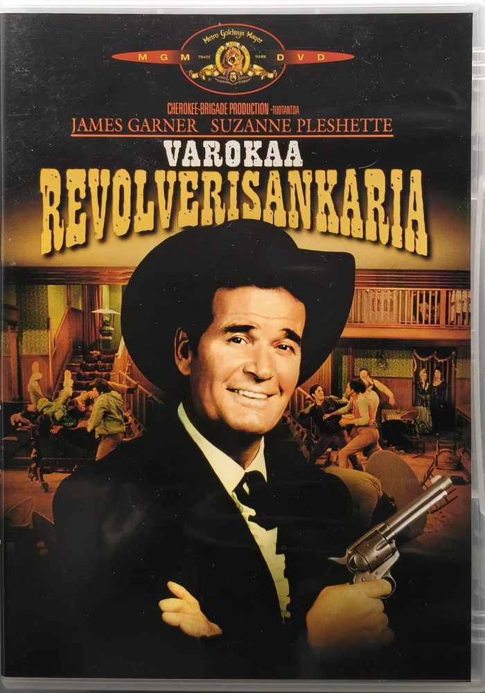 DVD) James Garner: Varokaa Revolverisankaria (1971)