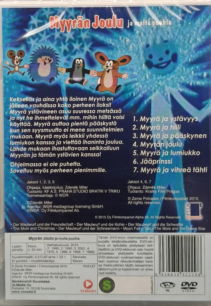 UUSI (DVD) MYYRÄN JOULU JA MUITA PUUHIA