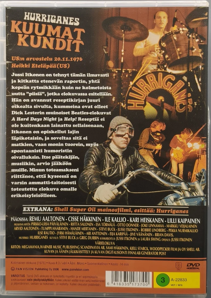 DVD) Hurriganes - Kuumat kundit (1976)