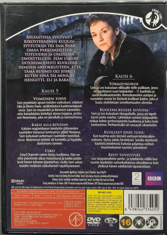4 DVD) Hiljainen todistaja - Kaudet - Kausi - 5 & 6 (2000-2002)