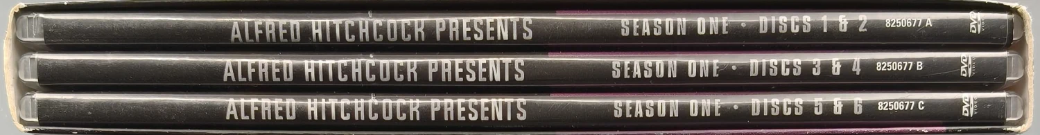 6 DVD) Alfred Hitchcock presents - Alfred Hitchcock esittää - Kausi 1