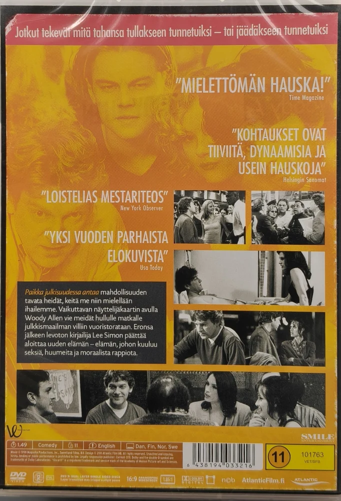 UUSI (DVD) Woody Allen: Celebrity (1998) SUOMIKANNET