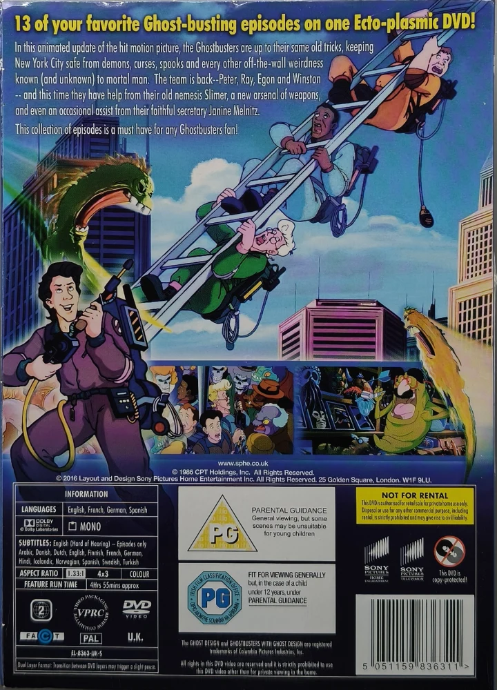 2 DVD) The Real Ghostbusters: Volume 1 (2016)