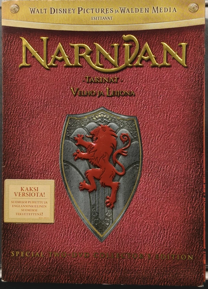 5 DVD) NARNIAN TARINAT -trilogia - 1-3 - SUOMIKANNET