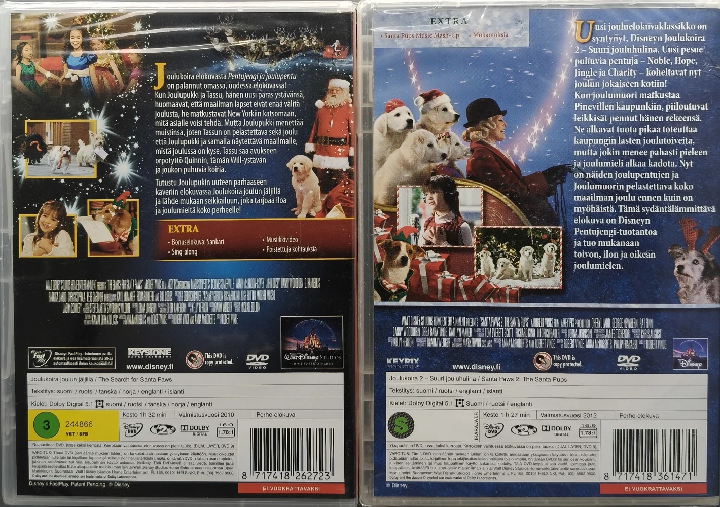 UUSI (2 DVD) Joulukoira 1 & 2 (2010/2012)
