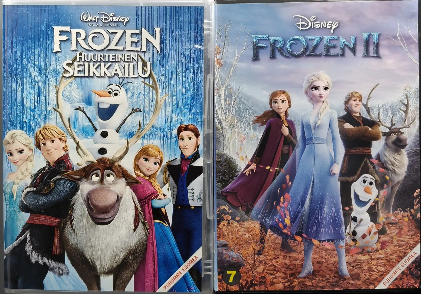 2 DVD) Frozen - Huurteinen seikkailu 1 & 2 (2013/2019) SUOMIKANNET