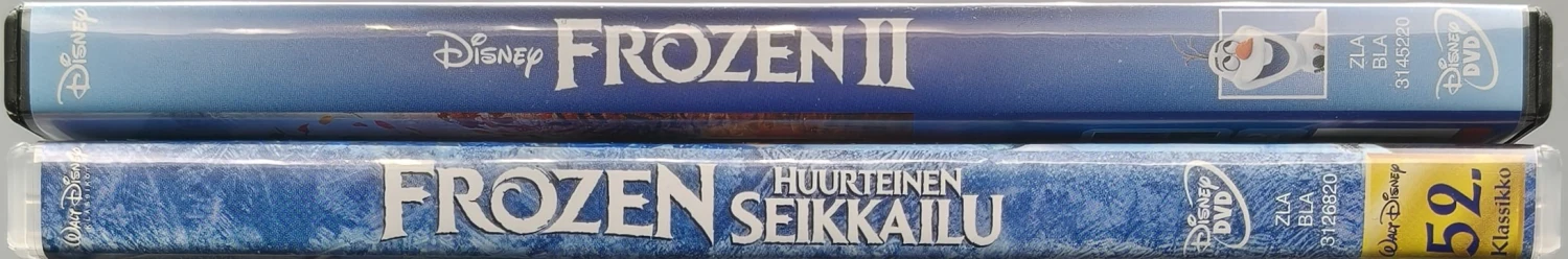 2 DVD) Frozen - Huurteinen seikkailu 1 & 2 (2013/2019) SUOMIKANNET