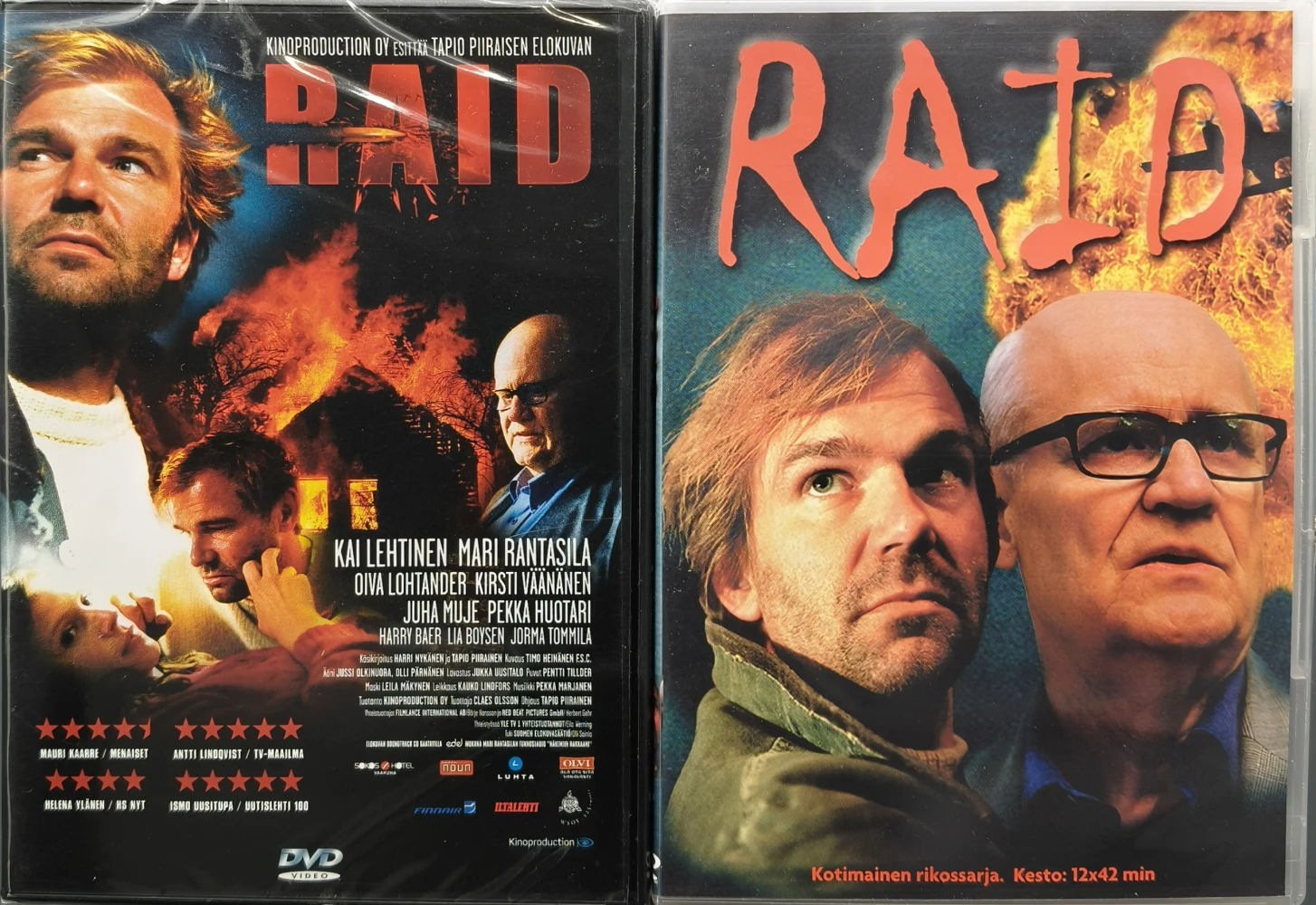3 DVD) Kai Lehtinen: RAID - ELOKUVA & RAID TV-SARJA (2000)