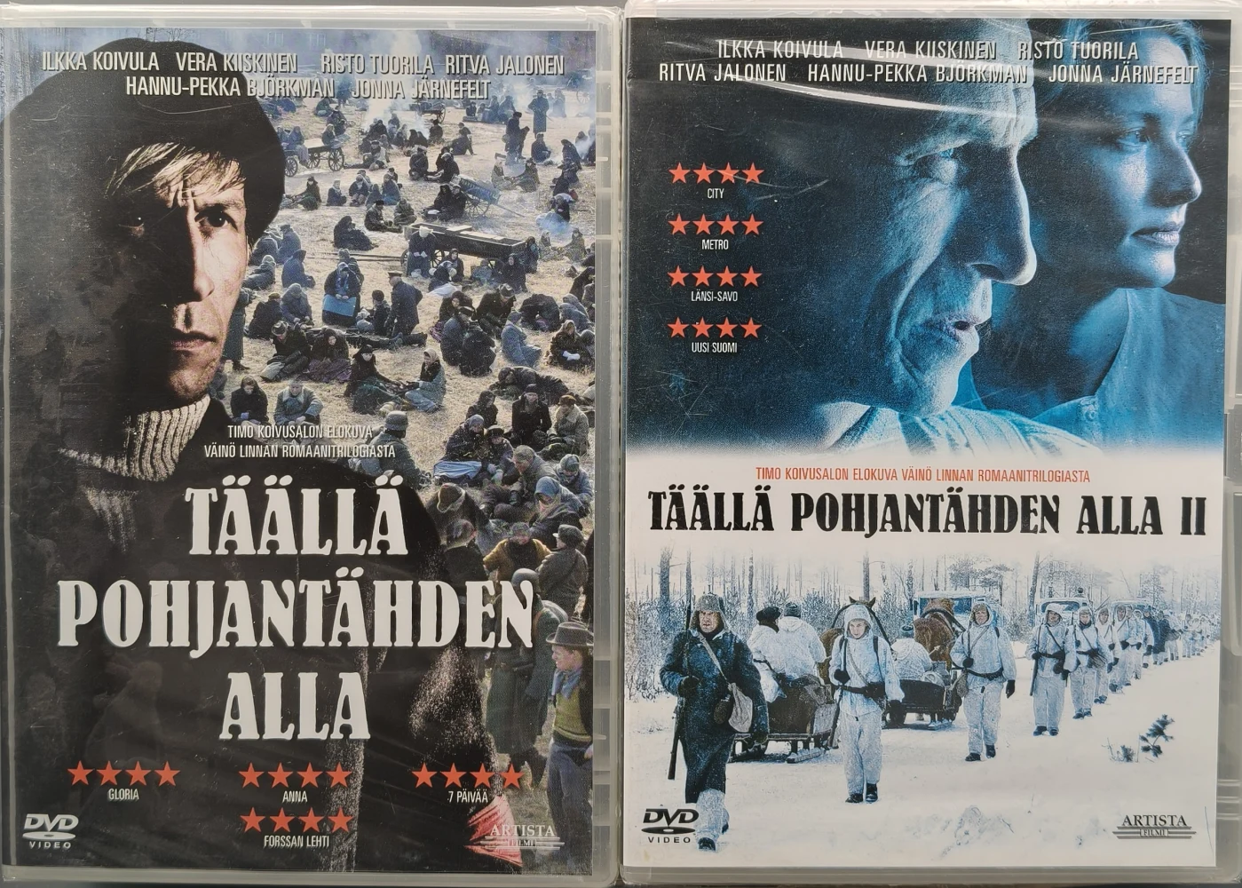 UUSI (2 DVD) Timo Koivusalo: Täällä Pohjantähden alla I & II (2009/2010)