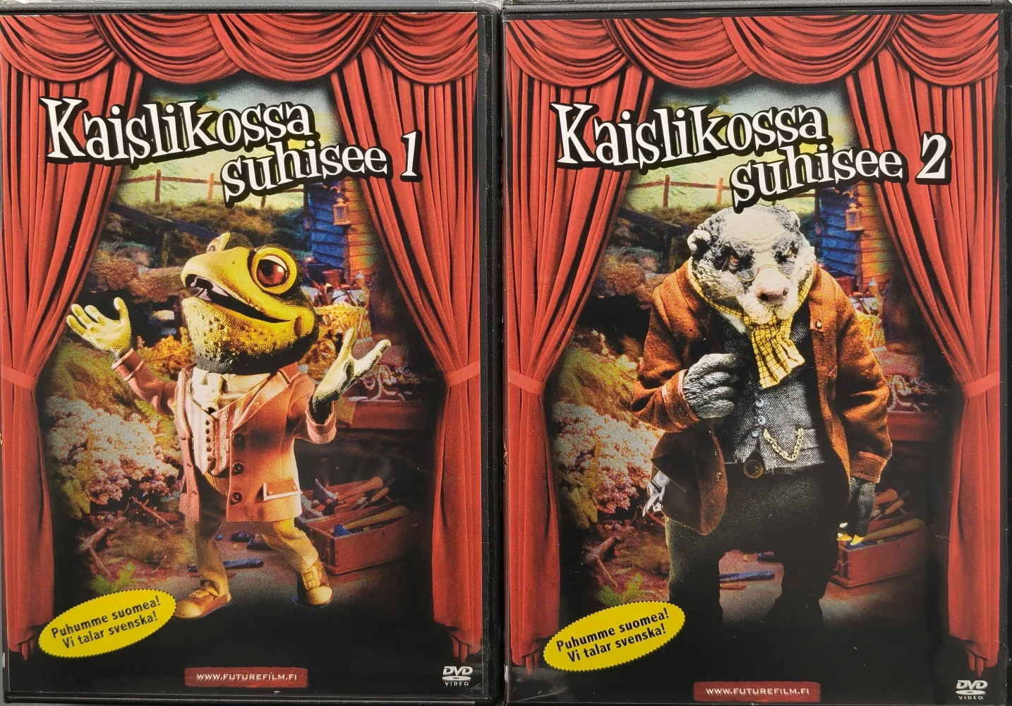 4 DVD) KAISLIKOSSA SUHISEE - The Wind In The Willows - 1-4 - PUHUMME SUOMEA (1984)