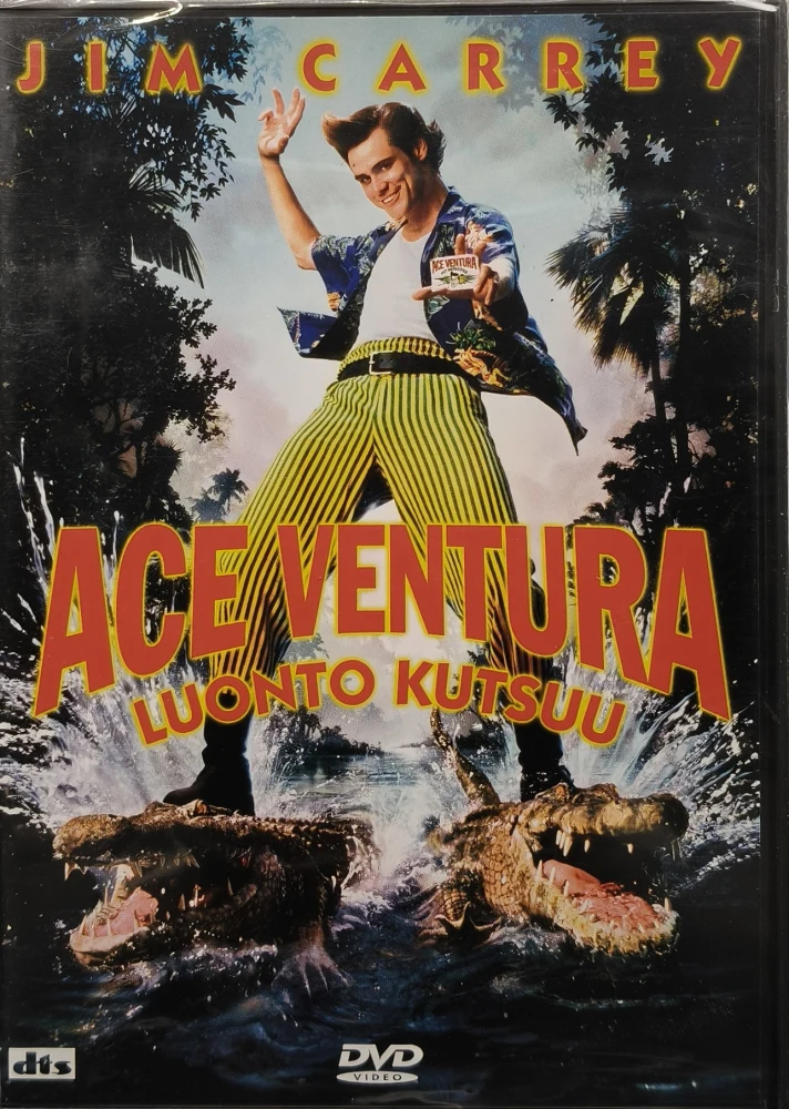 UUSI (DVD) Jim Carrey: Ace Ventura - Luonto Kutsuu (1995) SUOMIKANNET