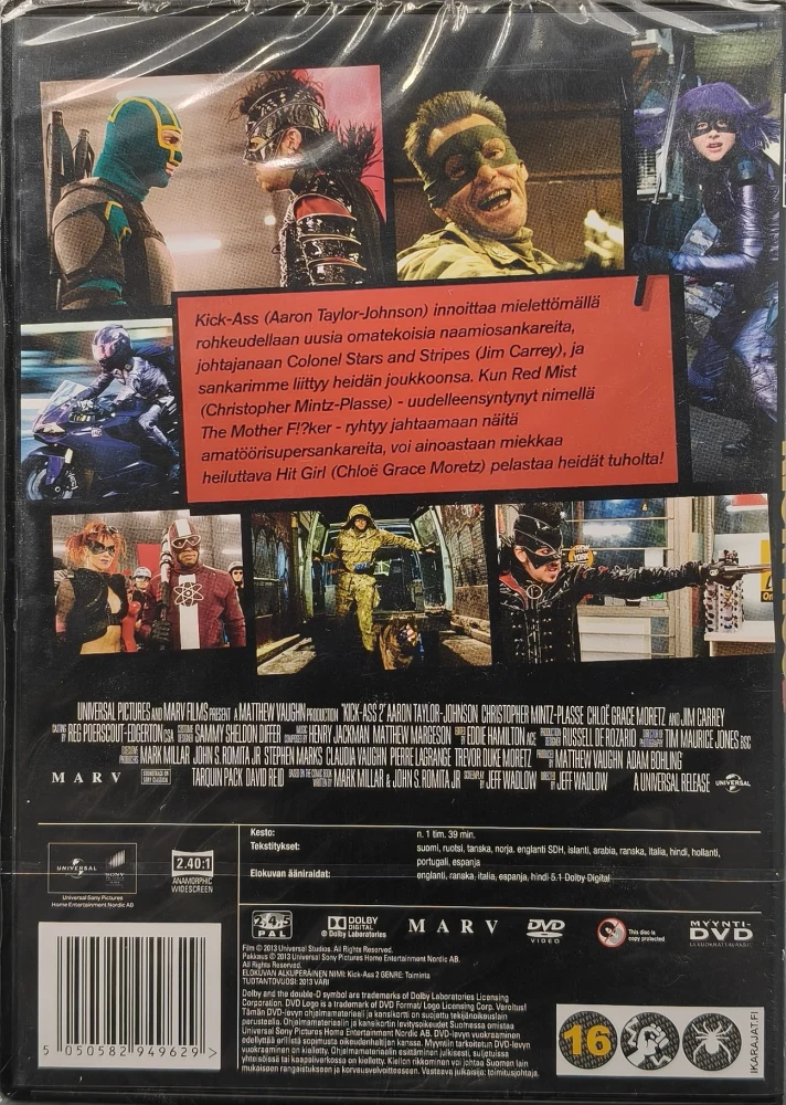 UUSI (DVD) Kick-Ass 2 (2013) SUOMIKANNET