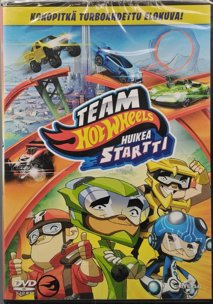 UUSI (DVD) Team Hot Wheels: Huikea Startti - PUHUMME SUOMEA