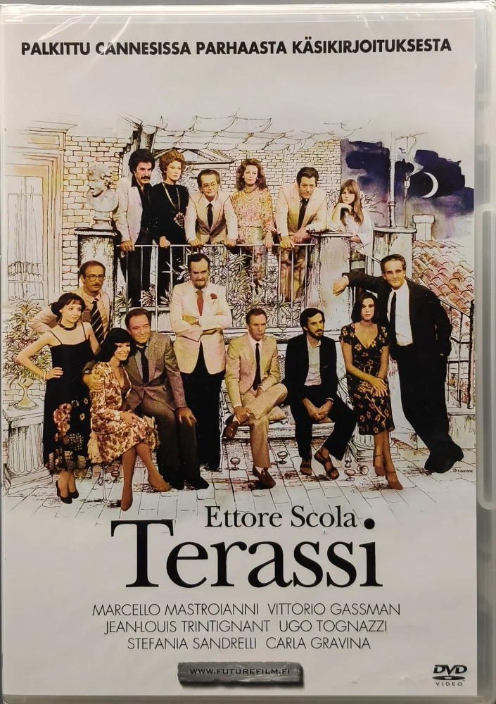 UUSI (DVD) Ettore Scola: Terassi - La terrazza (1980) SUOMIKANNET