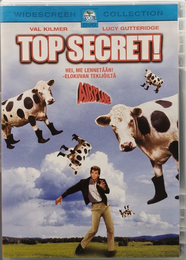 DVD) Val Kilmer: Top Secret! - Huippusalaista (1984) SUOMIKANNET