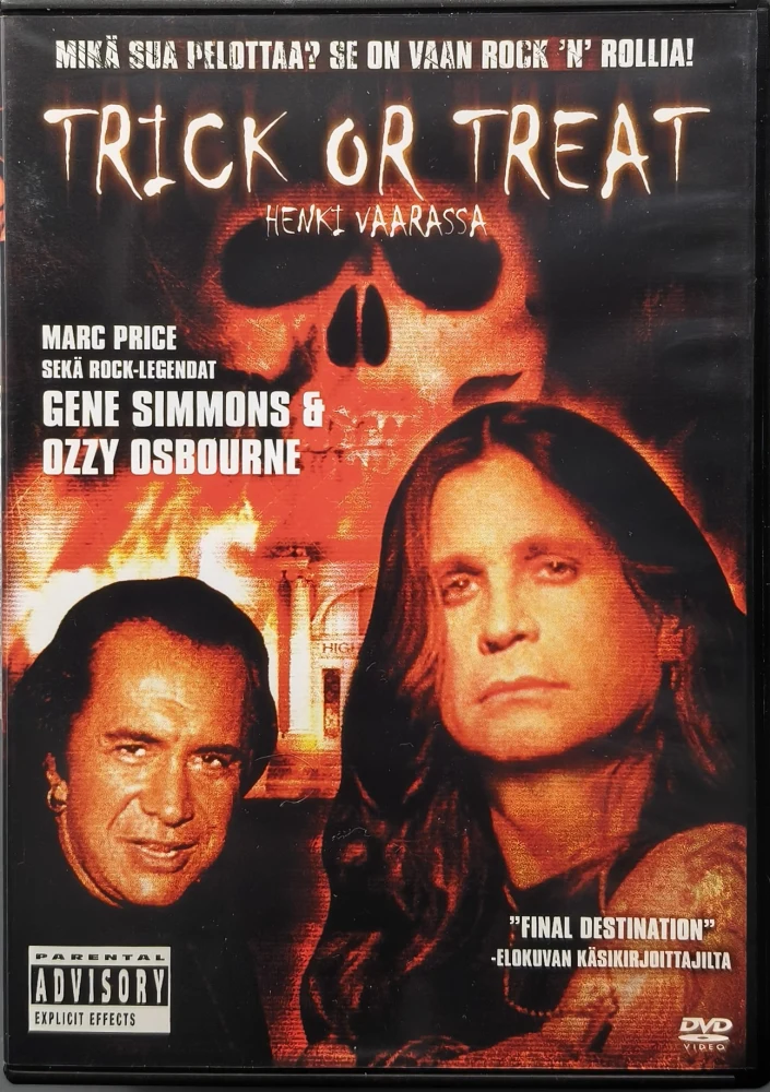 DVD) Trick or Treat - Henki vaarassa (1986) SUOMIKANNET