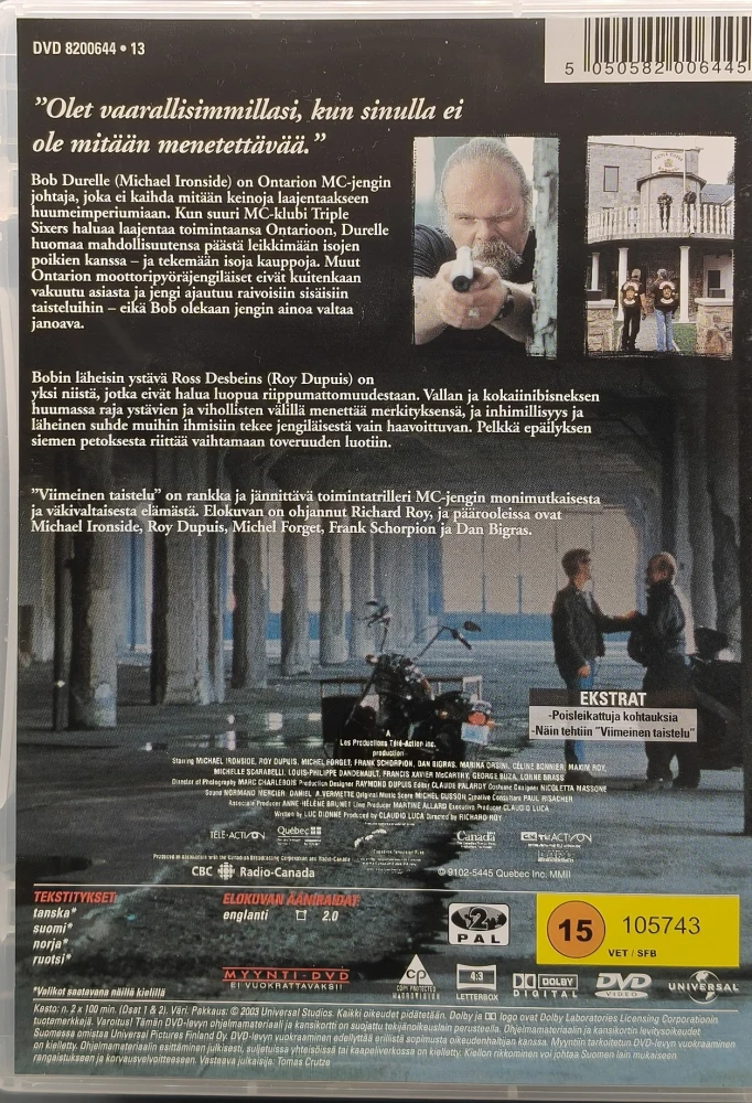 DVD)  Michael Ironside: Viimeinen taistelu (2002)
