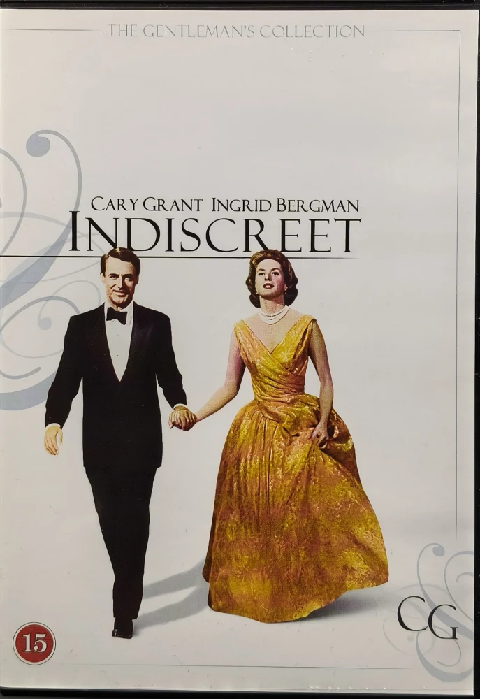 DVD) Cary Grant, Ingrid Bergman: Indiscreet - Hätävalhe (1958) SUOMITEKSTIT