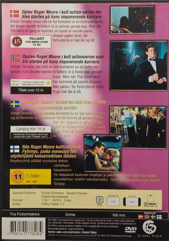 DVD) Roger Moore: The Fictionmakers (1968)