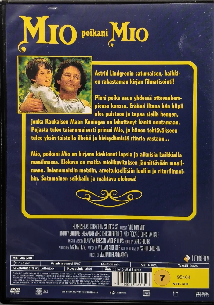 DVD) Astrid Lindgren: Mio poikani Mio (1987)