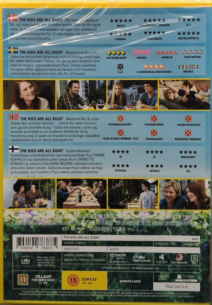 UUSI (DVD) Julianne Moore: The Kids Are All Right (2010)