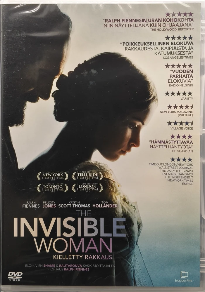 UUSI (DVD) Ralph Fiennes: INVISIBLE WOMAN - KIELLETTY RAKKAUS (2014)