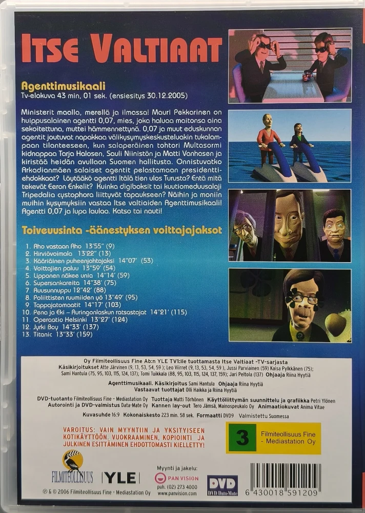 DVD) Itse valtiaat # 5 + Agenttimusikaali