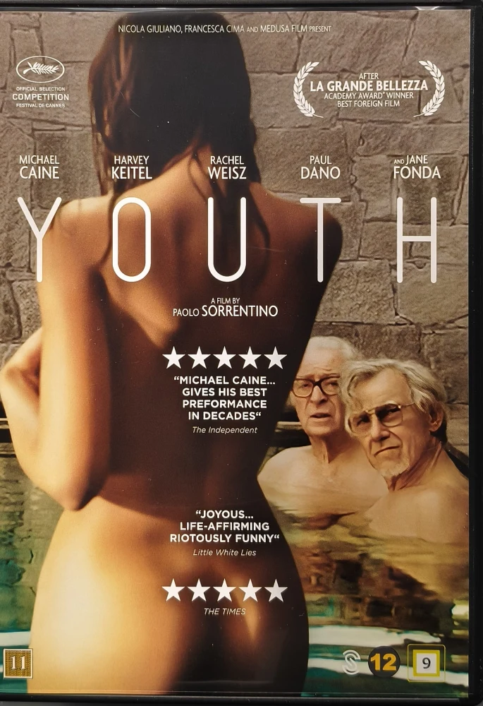 DVD) Michael Caine, Harvey Keitel: Youth (2015) SUOMITEKSTIT