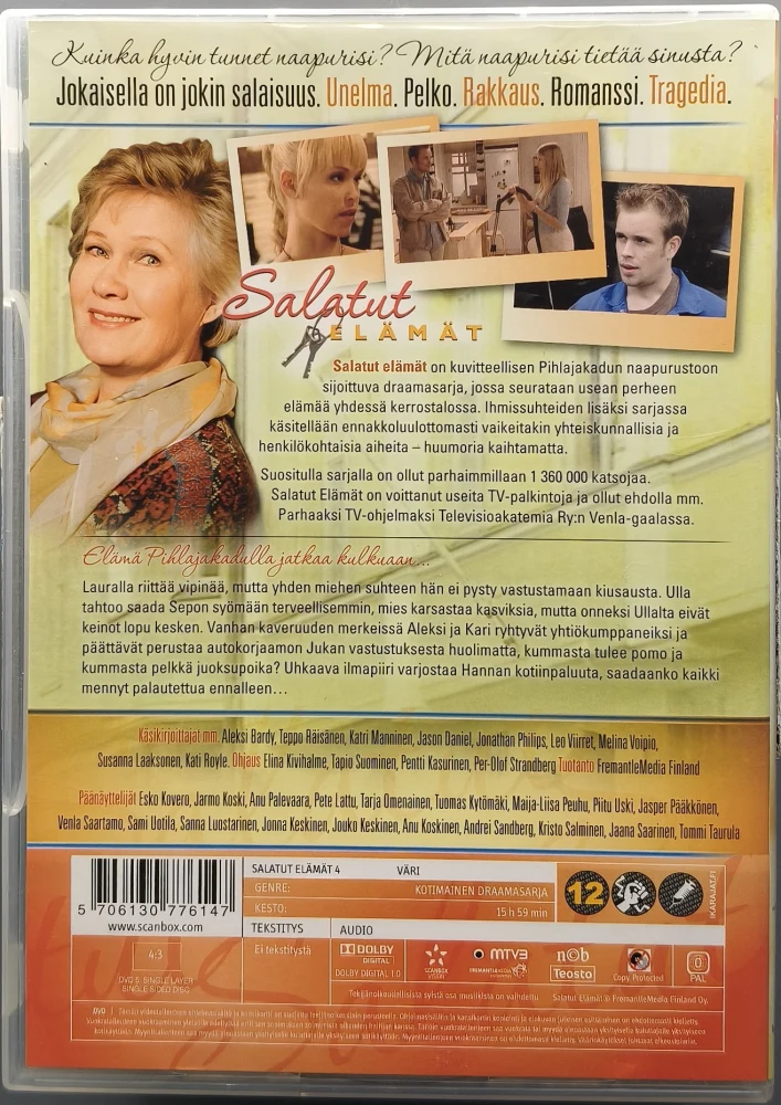 4 DVD) Salatut elämät - Jaksot 136-180