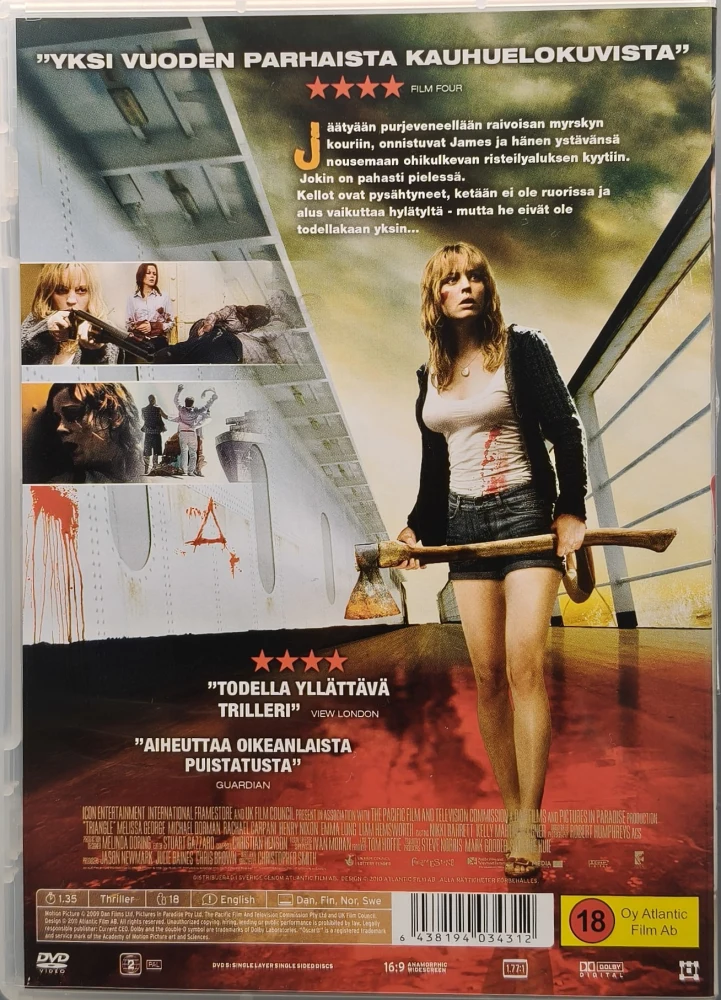 DVD) Melissa George: Aavelaiva Triangle (2009) SUOMIKANNET