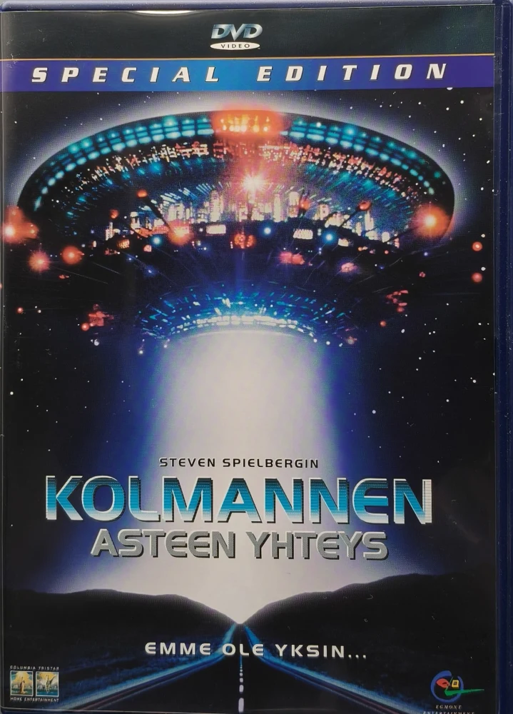2 DVD) Steven Spielberg: Kolmannen asteen yhteys (1977) SUOMIKANNET/EGMONT