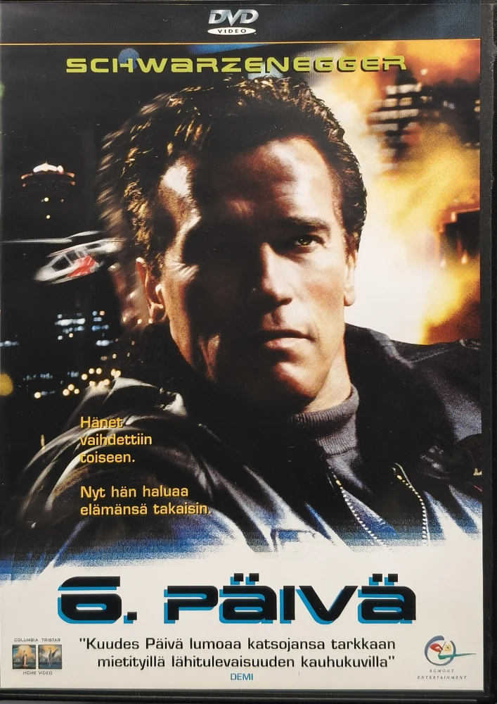 DVD) Arnold Schwarzenegger: 6. Päivä - Kuudes Päivä - The 6th Day (2000)