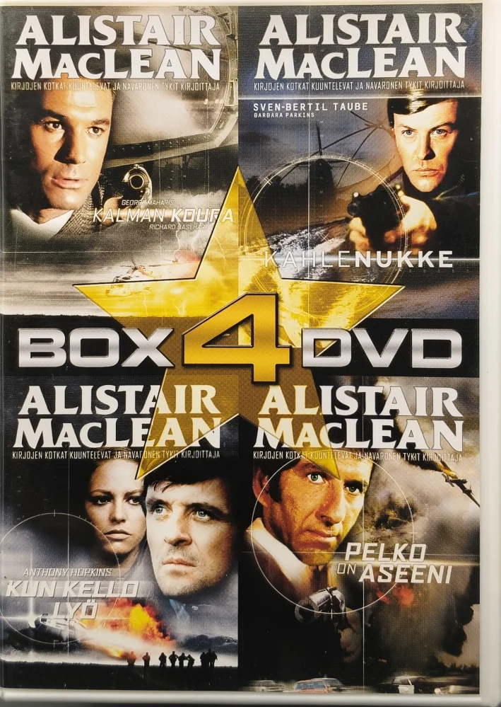 4 DVD) Alistair Maclean Collection - Kokoelma - SUOMIKANNET