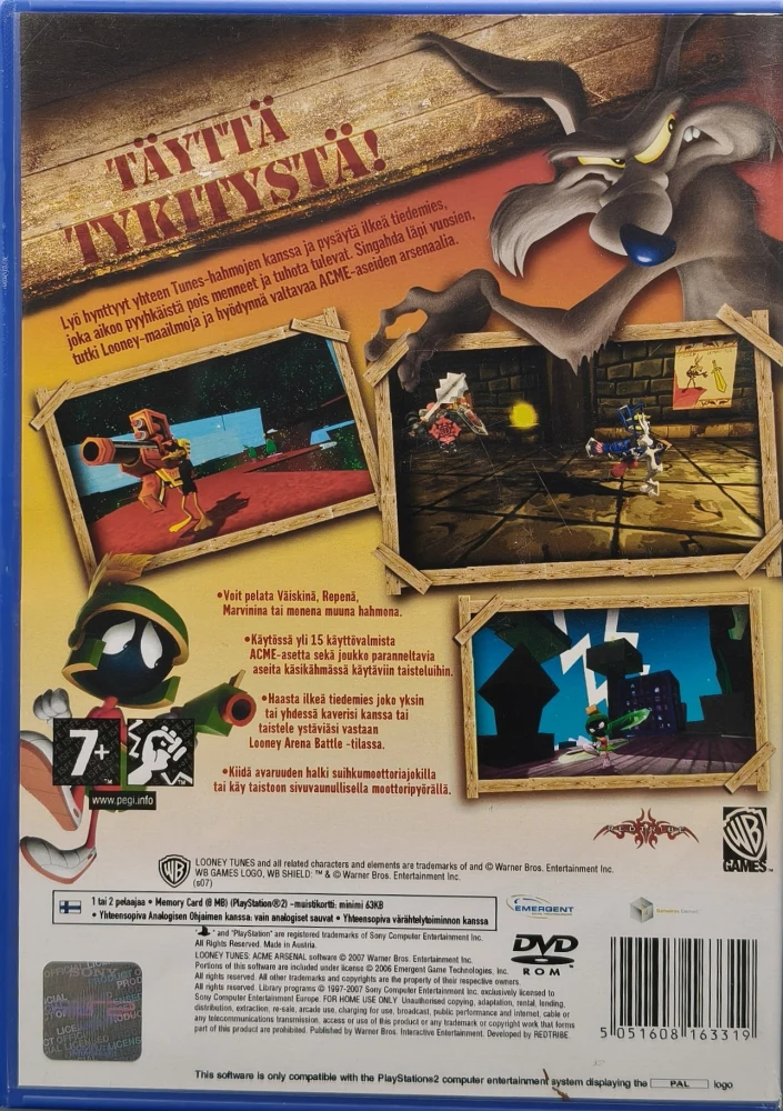 PS2) Looney Tunes Acme Arsenal